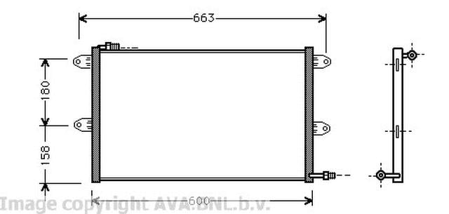 KLİMA RADYATÖRÜ AFT POLO CLASSİC 1.6