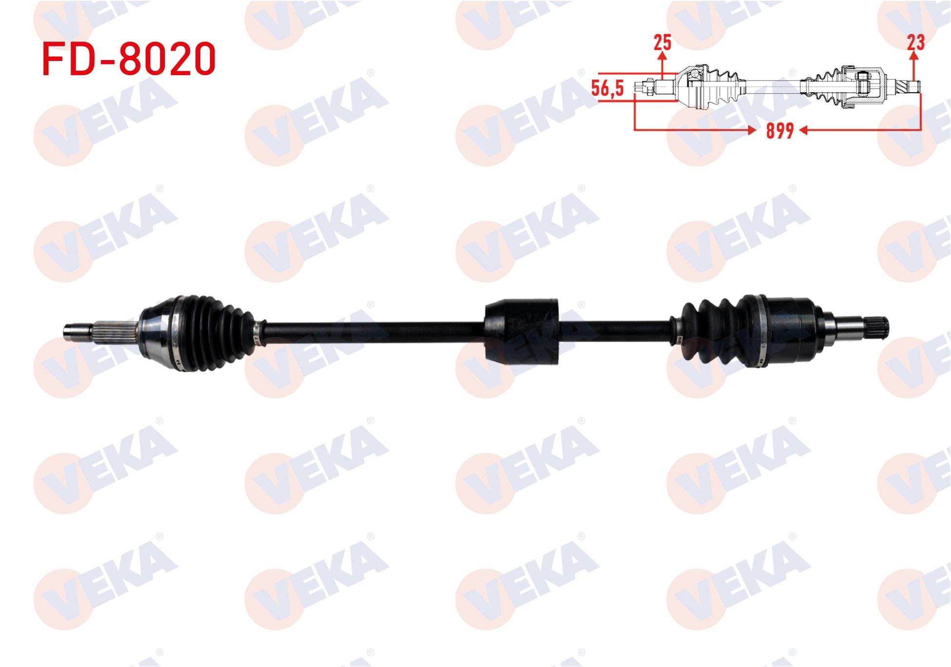 KOMPLE AKS ON SAG FORD ESCORT VII 1.6 16v UZUNLUK 899mm 1995-1999 91AX32196DA 6596773 1014109 5024569 R92AX3219DA RE91AX3219H1A 91AX3219DA1690346 94A