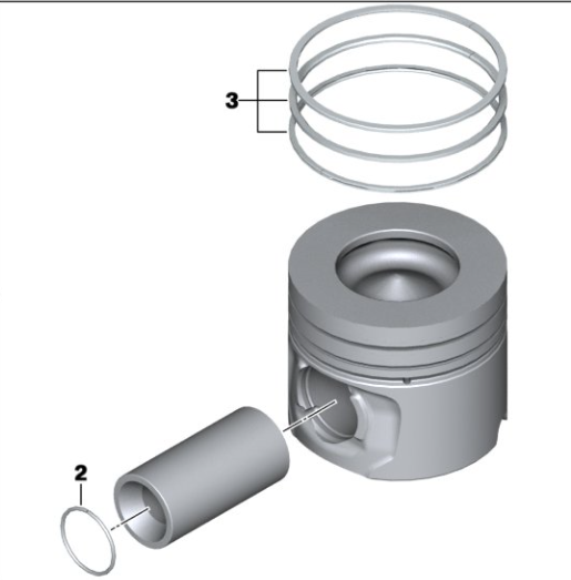 PISTON+SEGMAN 0.20MM KISA F20-F30-F10 320D-525D N47N 84.50MM 87.70257050