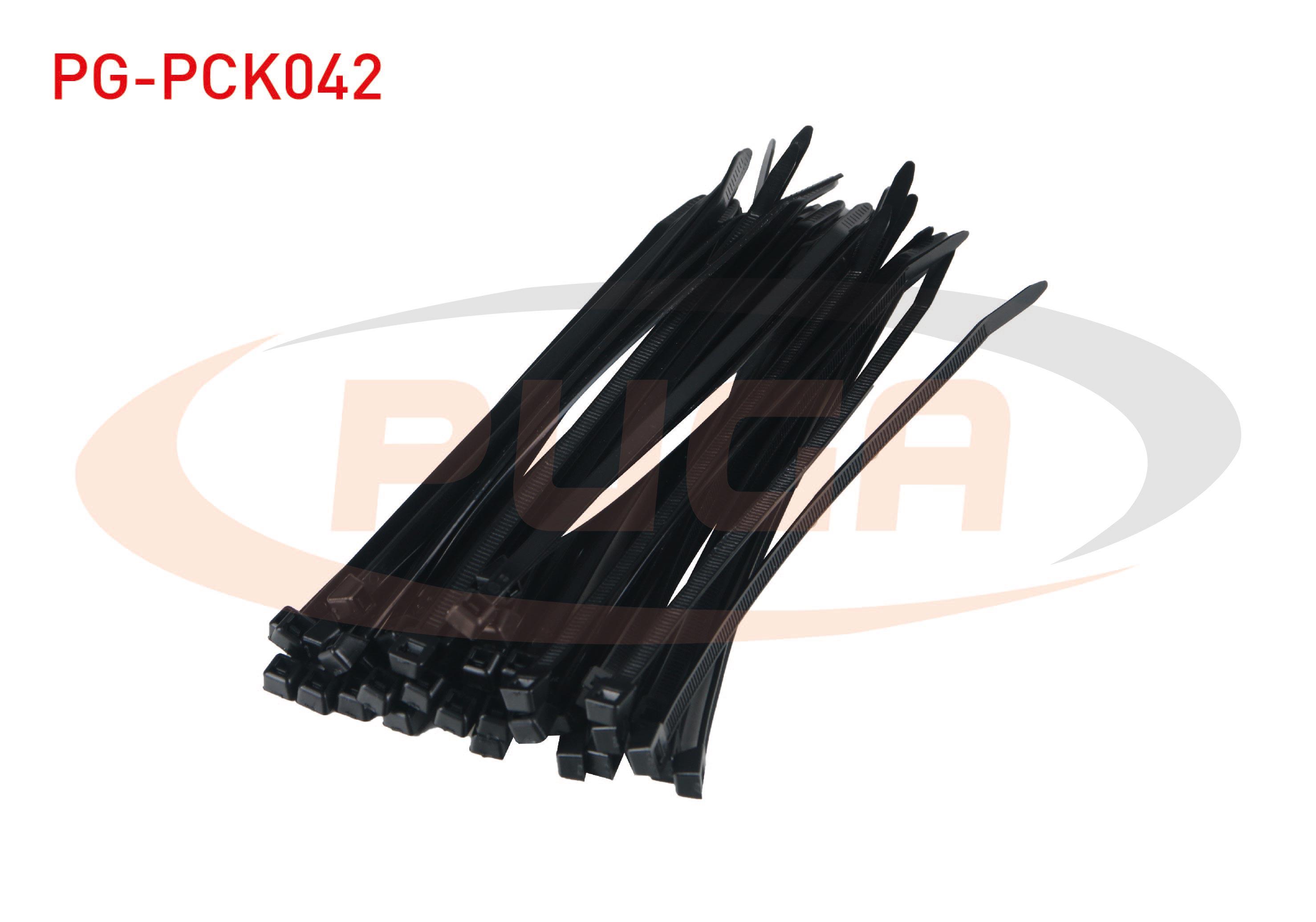 PLASTIK KELEPCE SIYAH 8 X 750