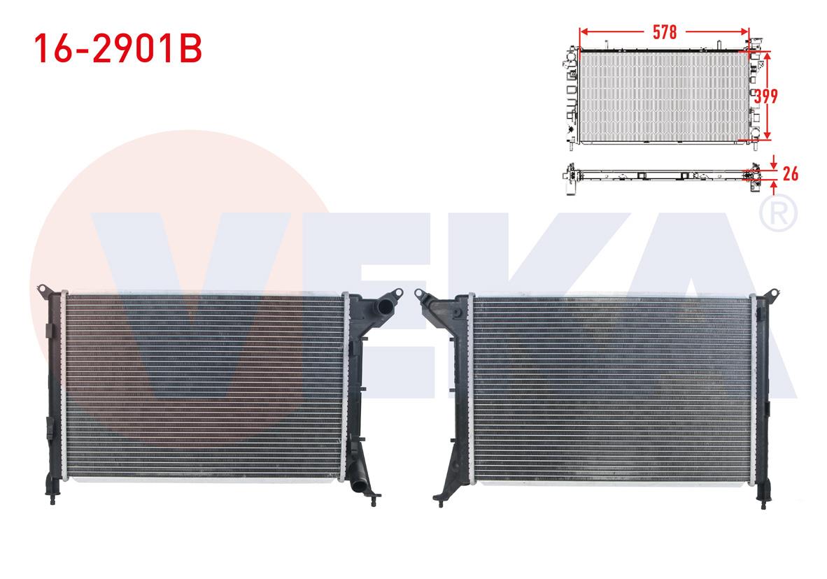 SU RADYATORU BRAZING MINI COOPER (R50,R53) 1.6i 16v 2001-2006 / COOPER ONE (R50,R53) 1.6i 16v 2001-2006