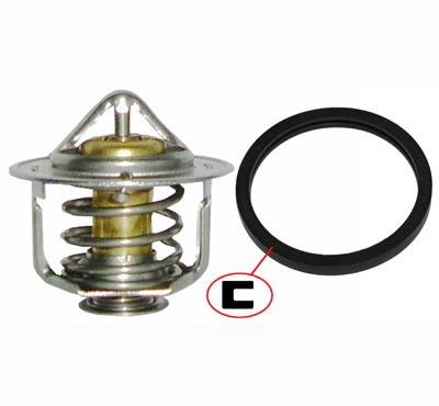 TERMOSTAT ASTRA F 1.7TDS ASTRA H 1.7CDTI COMBO 1.7D CORSA B 1.5D CORSA C 1.7DTI VECTRA B 1.7TD VECTRA 1.7D - 97087130
