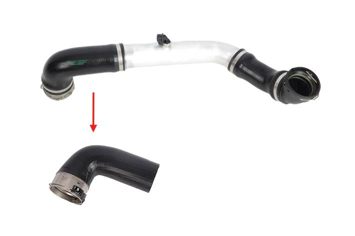 TURBO HORTUMU METAL BORU HARİÇ OK İLE GÖSTERİLEN HORTUM E60 M57 D30 535D 11617799402 11617797696