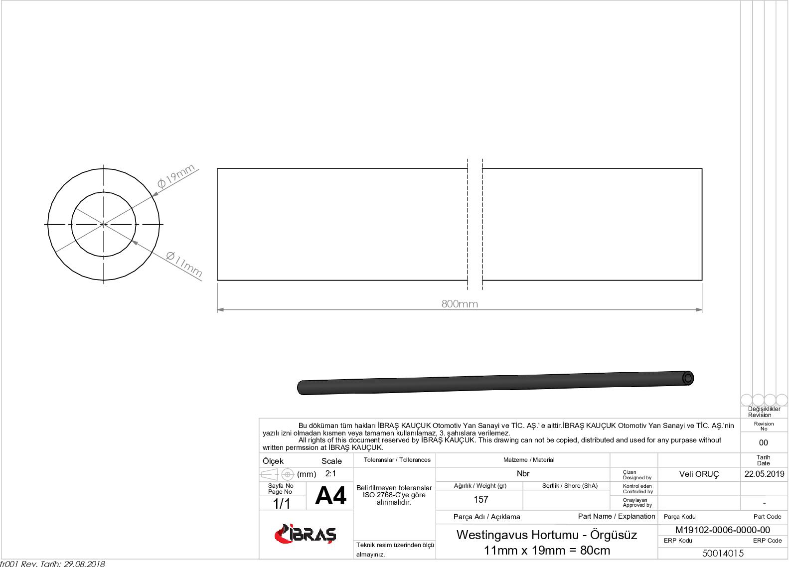 WESTINGHOUSE HORTUMU 
C / TİPİ
11mm x 19mm  = 80cm DOĞAN / KARTAL / ŞAHİN  1.6