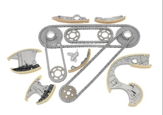 ZİNCİR SETİ A4-A6-A8 2.7-3.0 TDİ 11 PARÇA 4xZİNCİR+3xKIZAK+4xGERGİ BKN-BKS-BUG-BUN FEB100486