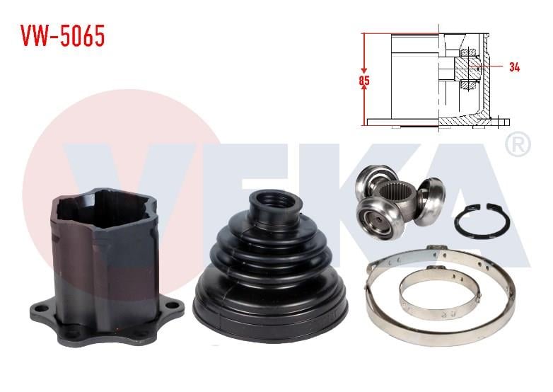 AKS KAFASI İÇ OTOMATİK GOLF5-JETTA-PASSAT-CADDY-A3 BJB-BKP-BKD 1,9 TDİ-2,0 TDİ 04- GKN 305400 1K0498103EV 1K0498103EX 1K0498103Q 1K0498103QX