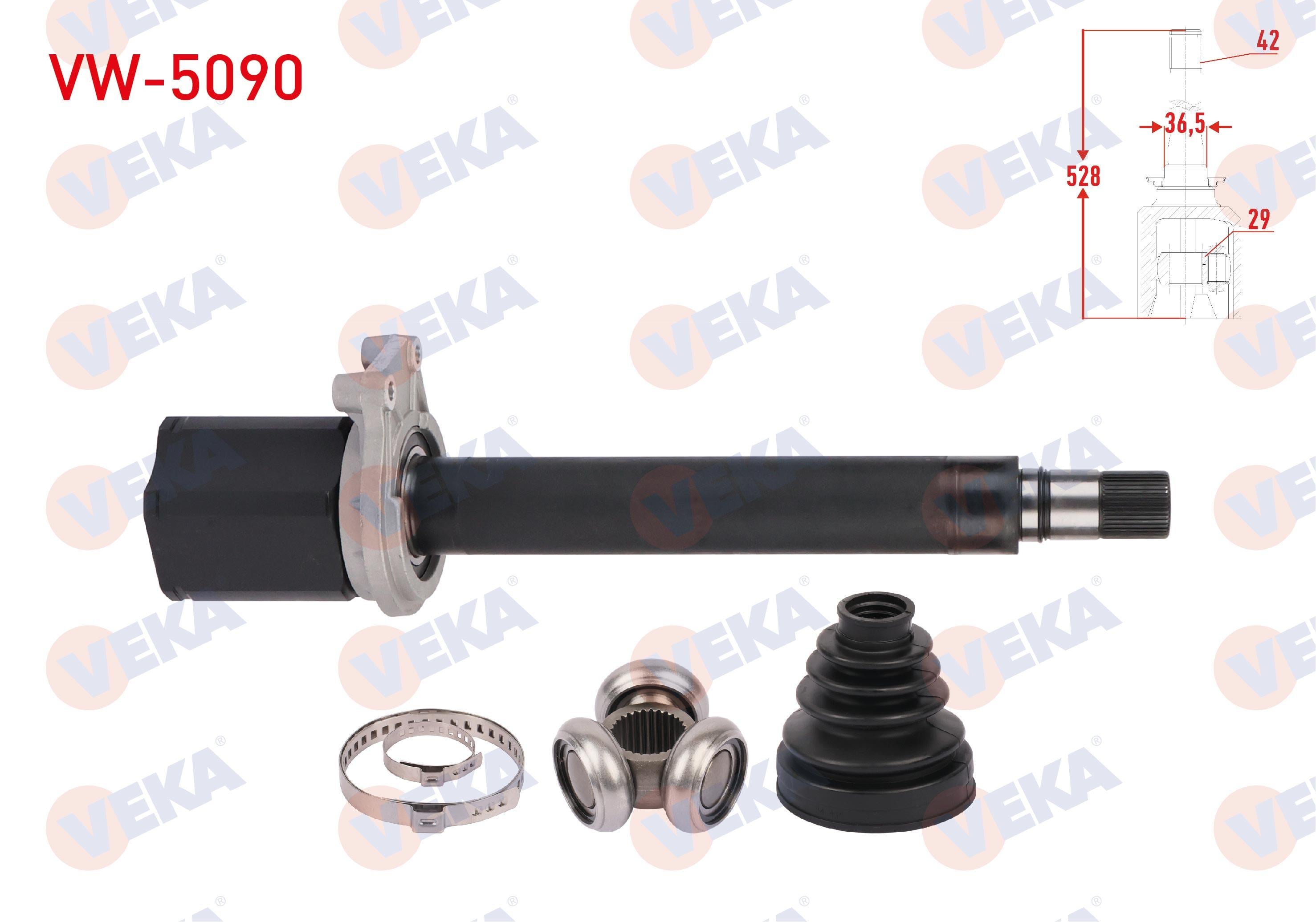 AKS KAFASI SAG ON IC 42X29X36,5 UZUNLUK 528mm VOLKSWAGEN CRAFTER 2.0 TDI A-T M-T 2016- / MAN TGE 2.0 TDI A-T M-T 2016-