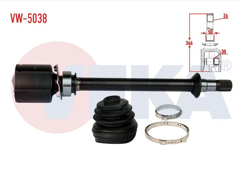 AKS KAFASI SAG ON IC T5 AXD 2,5 TDİ 04-10 7H0498104A 7H0498104AX 7H0498104GX 7E0498104P