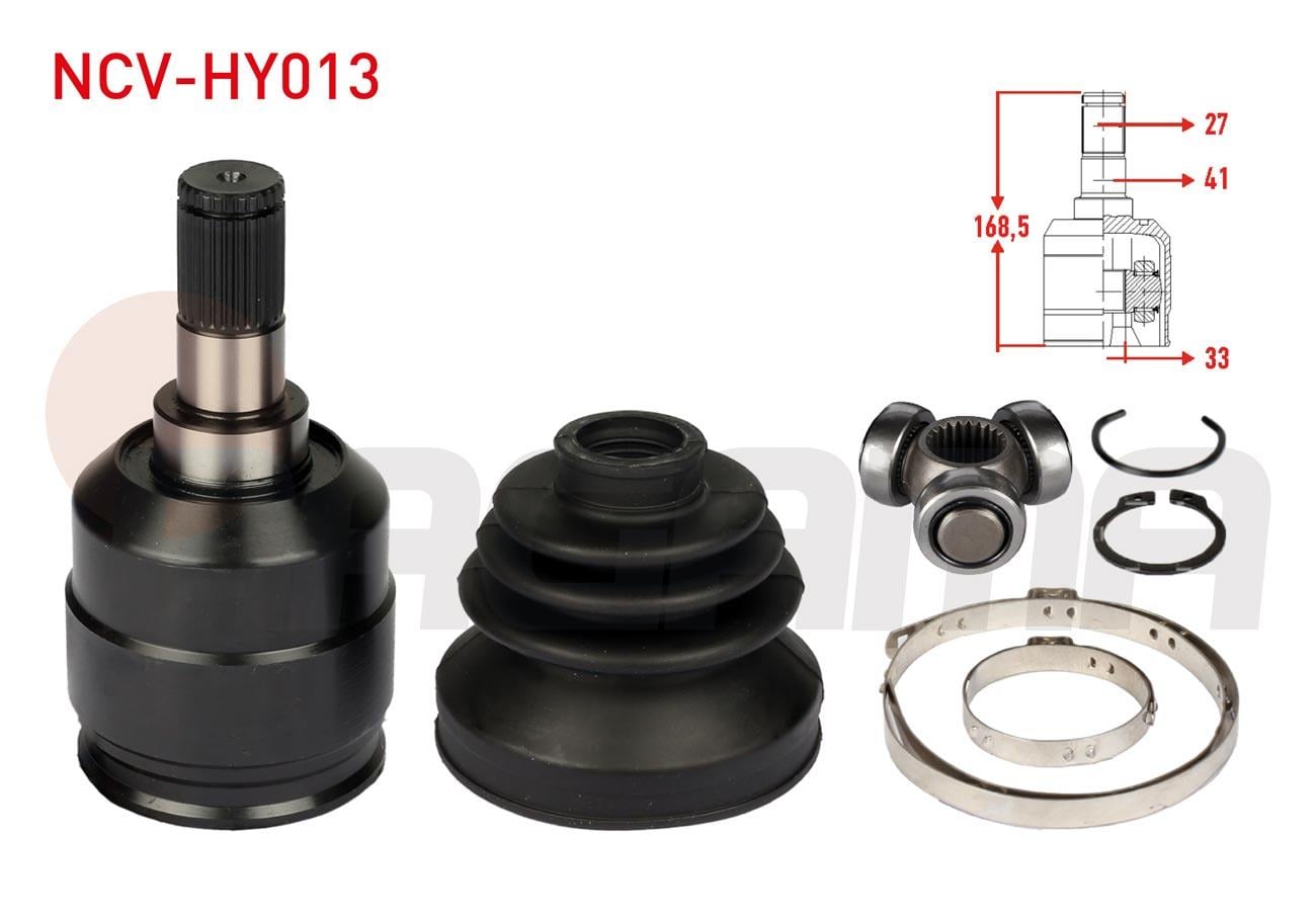 AKS KAFASI SOL ON IC 27X33X41 UZUNLUK 168,5mm HYUNDAI ACCENT ERA 1.5 CRDI 2006-2012/ ELANTRA (HD) 1.6 CRDI 2007-2011