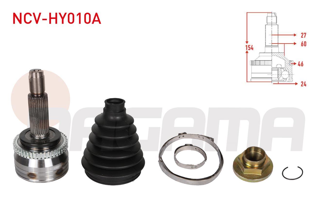 AKS KAFASI SOL-SAG ON DIS 27X24X60 ABSLI 46 DIS UZUNLUK 154mm HYUNDAI I30 1.6 GDI - 1.6 CRDI A-T/M-T 2011-2017/ ELANTRA 1.6 CVVT - 1.6 CRDI 2011-2015/ ELANTRA 1.6 CRDI 2015-