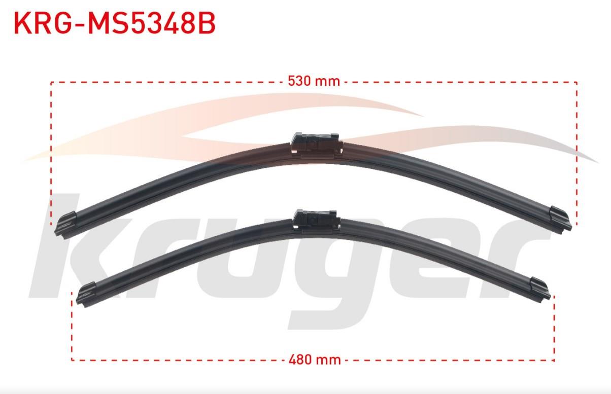 ARAC BAZLI SILECEK SETI 530-480mm VW POLO (9N) / SEAT CORDOBA (6L2) / IBIZA (6L1) 6L1955426A 3A1955425 6N0955425 6Q1955425C