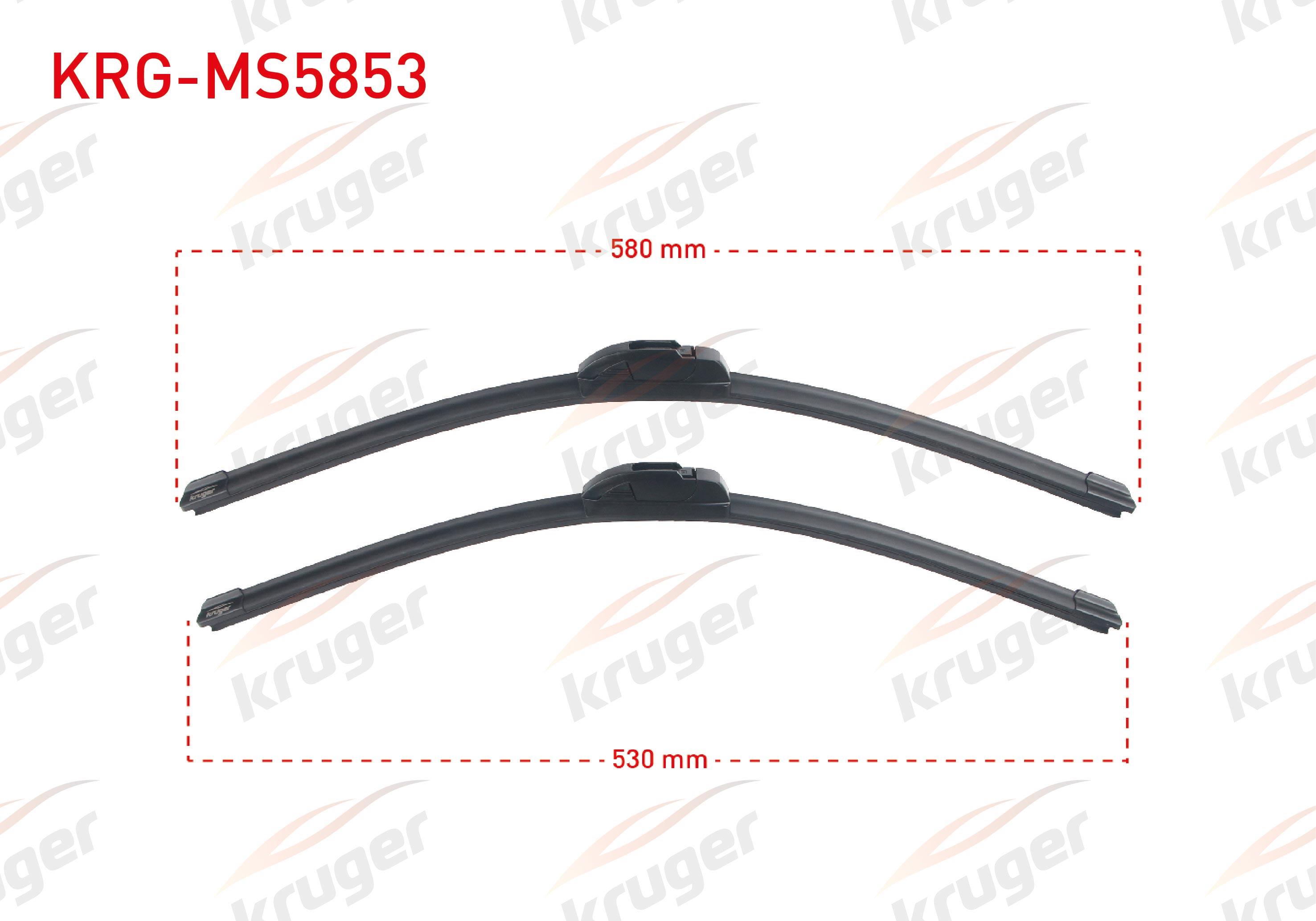 ARAC BAZLI SILECEK SETI 580-530mm AUDI A6 (4A2-C4) / BERLINGO (M59) / JUMPER (U5,23) / DUCATO (243) / FORD TRANSIT T15 / MERCEDES CITAN / BOXER (U5) / PARTNER (M5) / KANGOO II / DISCOVERY IV