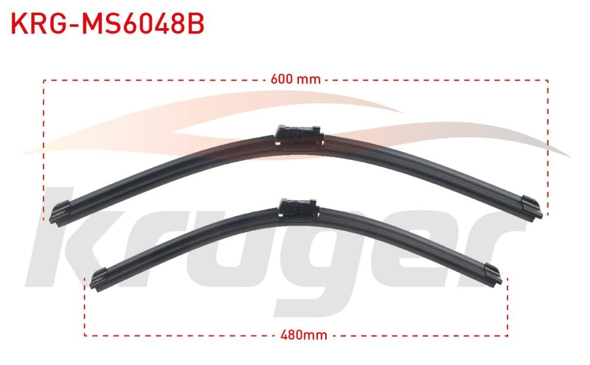 ARAC BAZLI SILECEK SETI 600-480mm VW GOLF VI (5K1) / PASSAT (3C2) / JETTA (162,163,AV2) / AUDI Q2 (GAB) / SKODA YETI (5L7) / SKODA OCTAVIA -1Q1998002