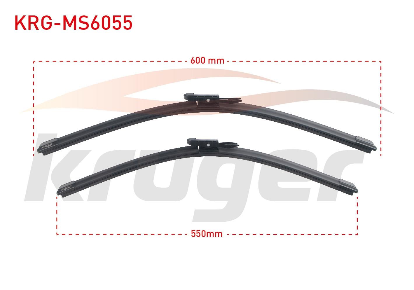 ARAC BAZLI SILECEK SETI 600-550mm VOLVO S60 I / S80 I / V70 II / XC70 I / XC90 I / XC90 II