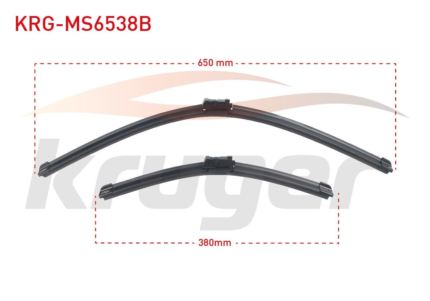 ARAC BAZLI SILECEK SETI 650-380mm FIAT 500L (199,CFA) / FORD FIESTA VII -8