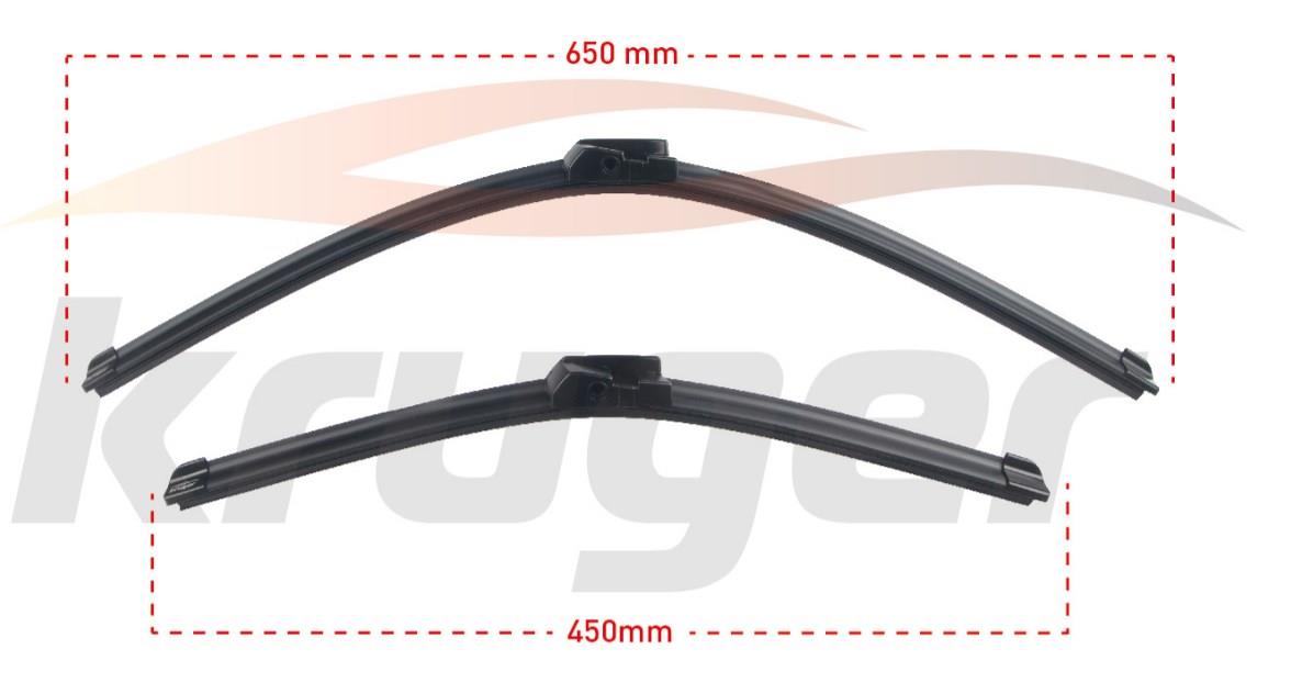 ARAC BAZLI SILECEK SETI 650-450mm BMW SERISI 5 (F10) / BMW SERISI 7 (F01-F02-F04) 61612163749
