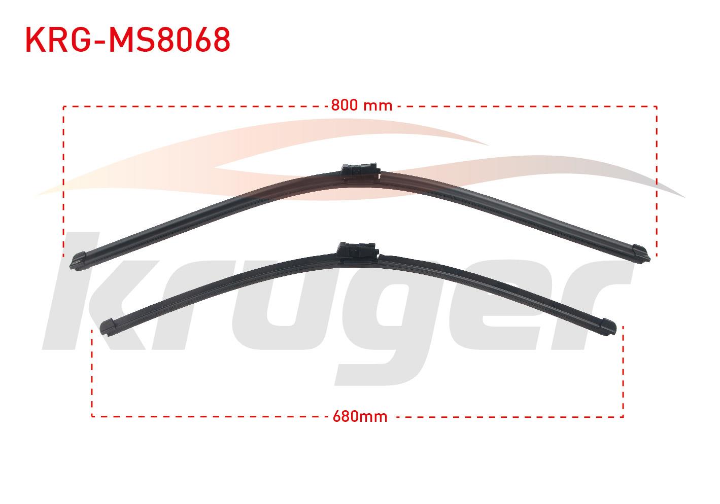 ARAC BAZLI SILECEK SETI 800-680mm CITROEN C4 PICASSO II (B78) / CITROEN GRAND C4 PICASSO II (B78) / PEUGEOT 3008 I (T8) / PEUGEOT 5008 I (T8)