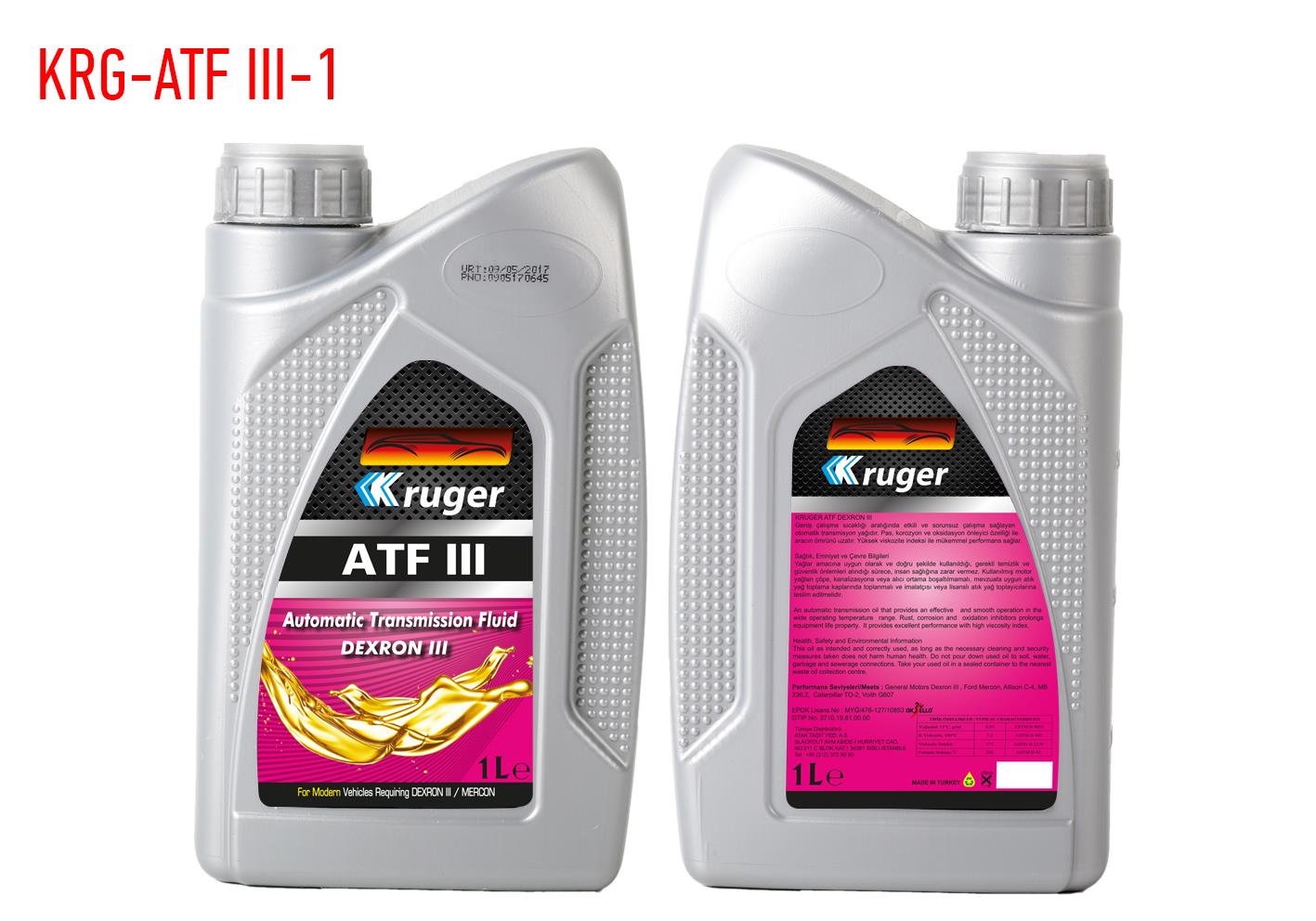 ATF III DEXRON 1 LT (2710.19.87.00.00)