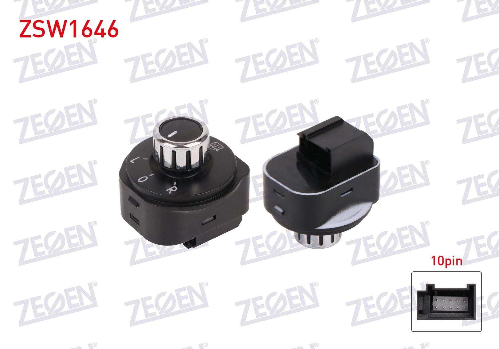 AYNA AYAR DUGMESI REZISTANSLI KROM 10 PIN VOLKSWAGEN POLO 2010-2013