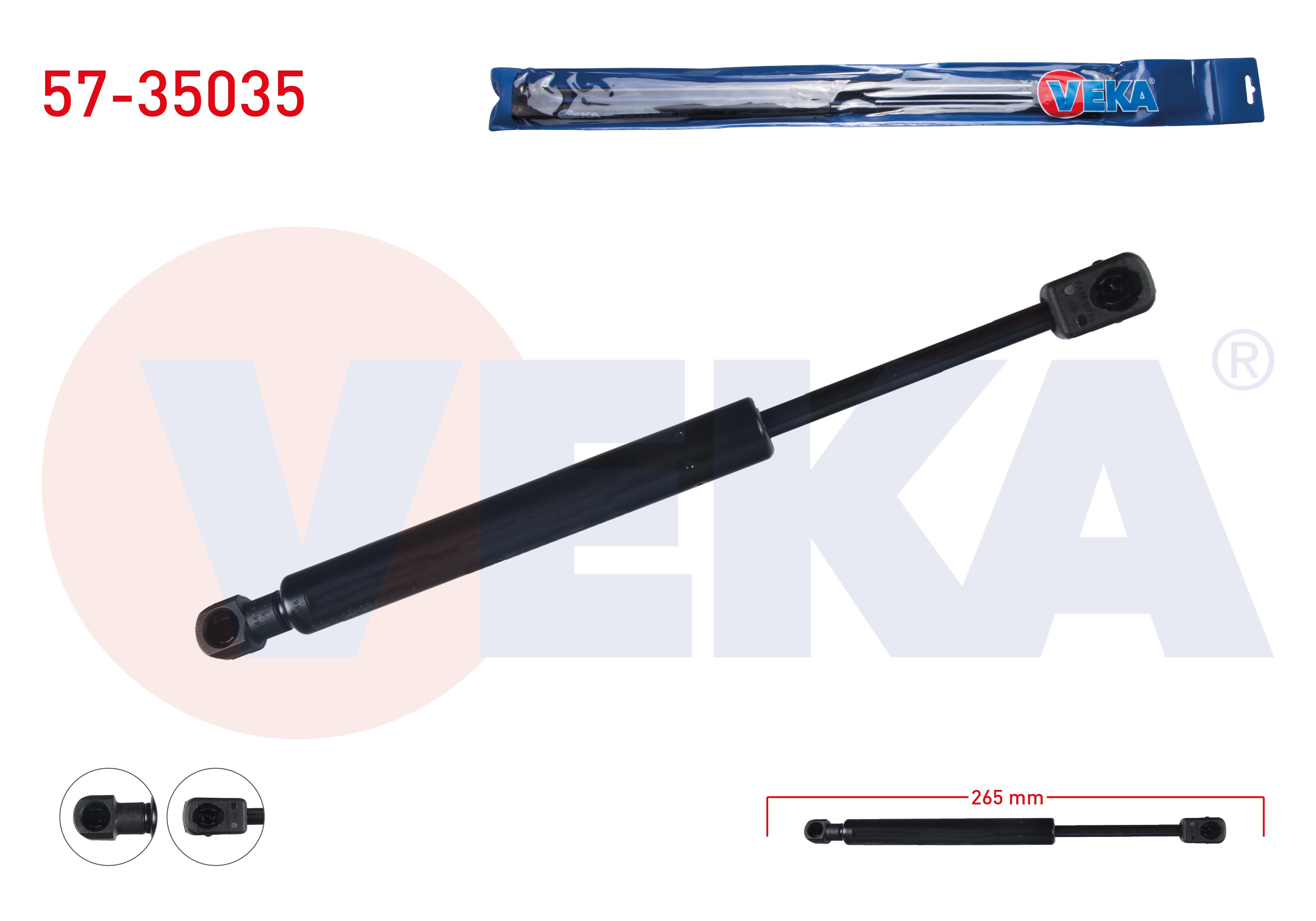 BAGAJ AMORTISORU 265mm/710N RENAULT GRAND SCENIC III 2009- / SCENIC III 2009