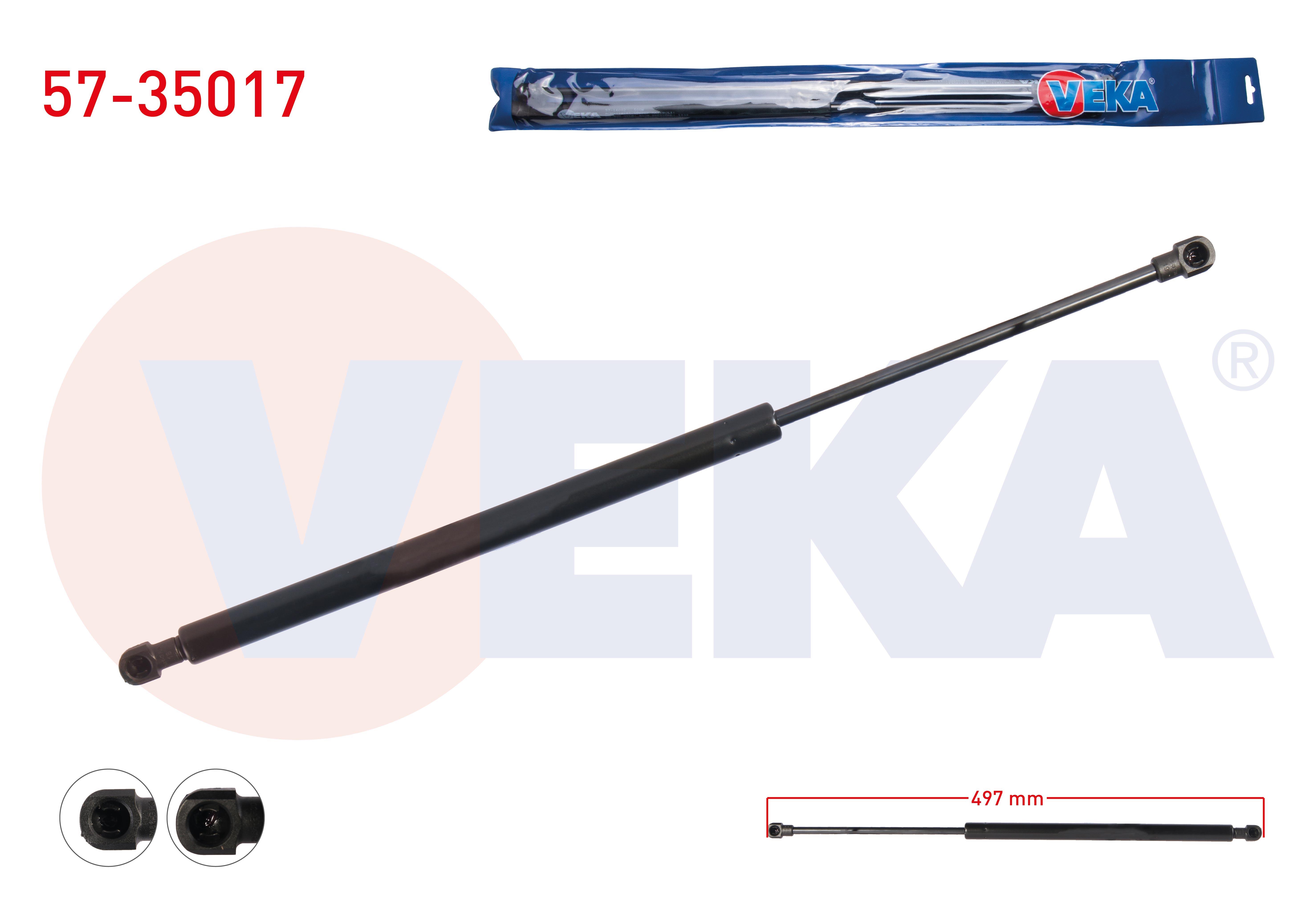 BAGAJ AMORTISORU 497mm/610N RENAULT LAGUNA III (BT0/1) 2007-