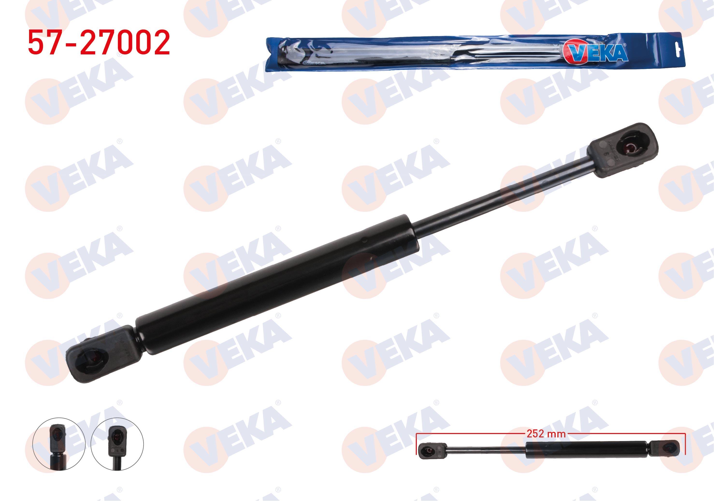 BAGAJ AMORTISORU 570mm/490N MAZDA 3 (BK12,BK14) (BL) 2003-2009