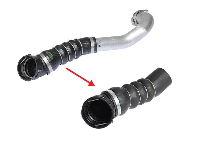 BMW 520D E60 / E61 TURBO HORTUMU METAL PARÇA HARİÇ 11614726057 11617808416 11617790089