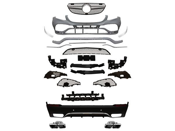 BODY KİT C253 PDCLI:ÖN/ARKA, 2B2-ÇıKıŞ, PANJ-LU, EGZ.UÇLU -AMG GLC63- 2015-
