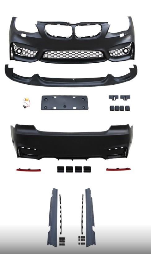 BODY KİT E92-LCI E93-LCI F.YıK-Lı, PDCLI:ÖN, 2B2-ÇıKıŞ, MRŞP-LI, ÖN LIP -///M4-STYLE- 2010-13