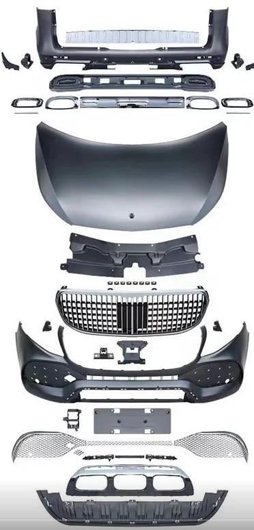 BODY KİT VITO447 PDCLI:ÖN/ARKA, 2B2-ÇıKıŞ, PANJ-LU, KAPUT -GLS MAYBACH- 2015-
