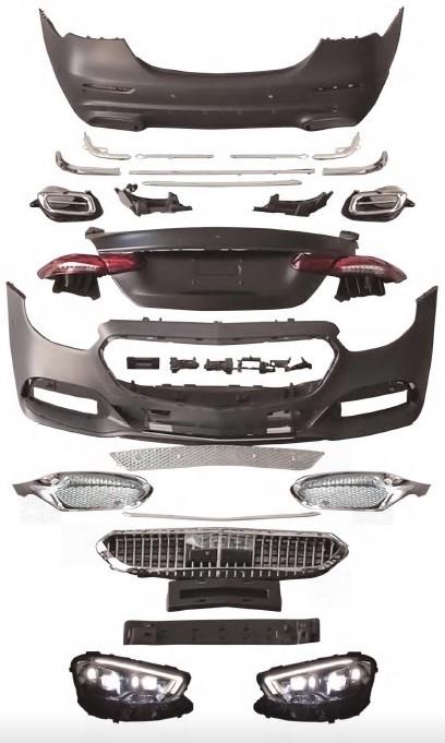 BODY KİT W213 [2016-19 DONUSUM=> 2020-...] 0-0-ÇıKıŞ, PANJ-LU, EGZ.UÇLU, BAGAJ KAPAĞı, FAR/STOP -MAYBACH-