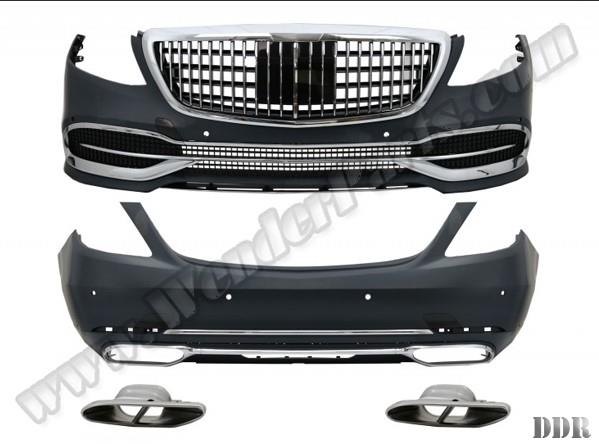 BODY KİT W222 PDCLI:ARKA, 2B2-ÇıKıŞ, ACC PANJ-LU, EGZ.UÇLU -MAYBACH- 2017-