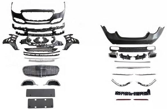 BODY KİT W223 0-0-ÇıKıŞ, PANJ-LU, EGZ.UÇLU -MAYBACH OEM- 2021-