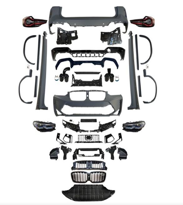 BODY KİT X3:G01 PDCLI:ARKA, 2B2-ÇıKıŞ, MRŞP-LI, PANJ-LU, EGZ.UÇLU, FAR/STOP -X3M (F97-LCI) STYLE- 2018-21