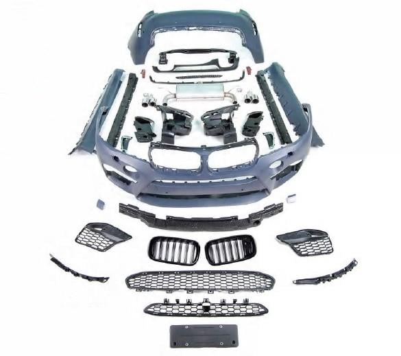 BODY KİT X6:F16 F.YıK-Lı, PDCLI:ÖN/ARKA, 2B2-ÇıKıŞ, MRŞP-LI, PANJ-LU, EGZ.UÇLU -X6M (F86) STYLE- 2014-18