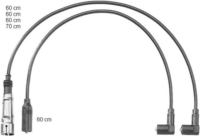 BUJİ KABLO SETİ GOLF 3 1.8 5 ADET  ABS-ADZ 1992-97