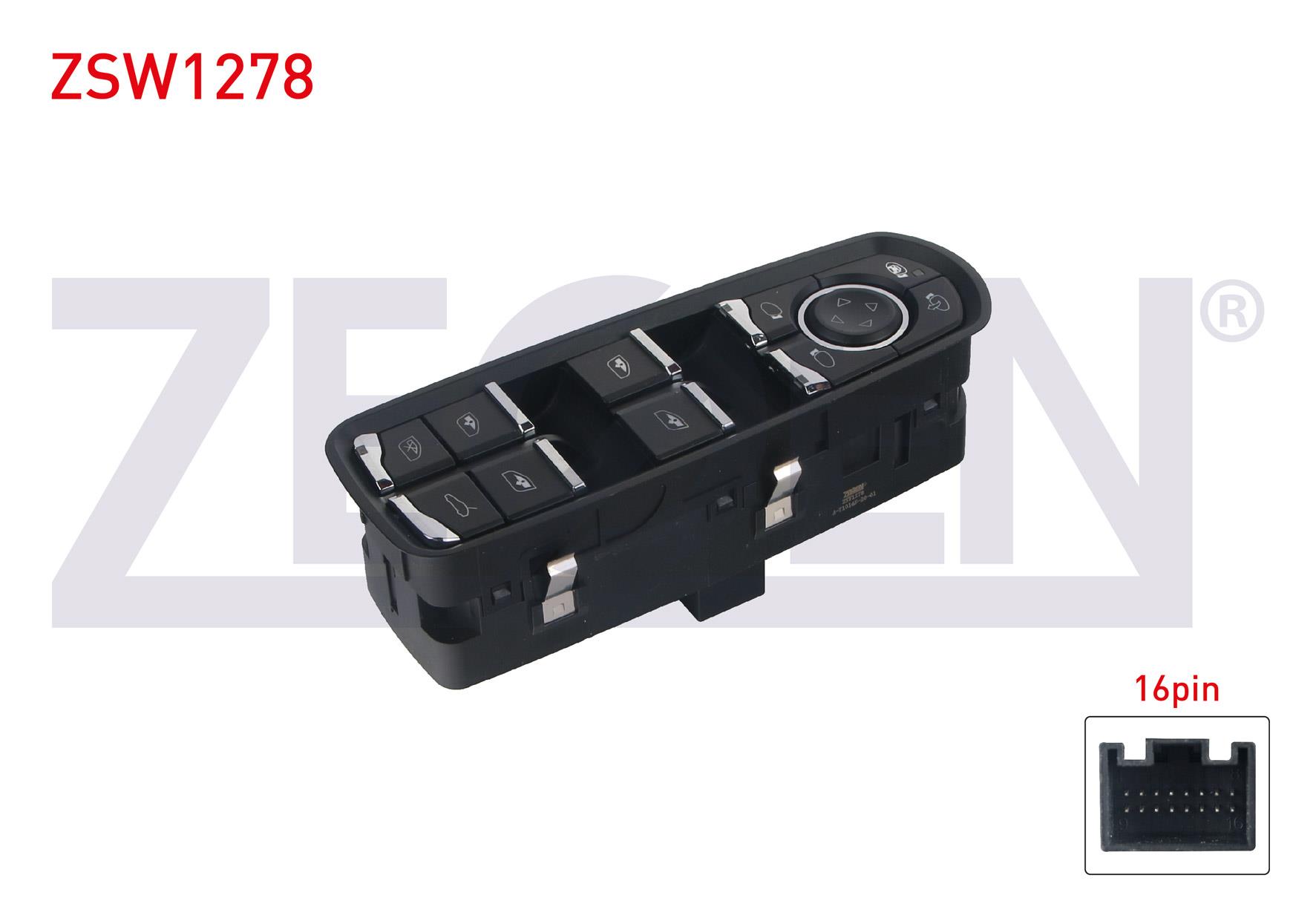 CAM ACMA ANAHTAR GRUP AYNA AYARLI KROM KATLANIR AYNA 16 PIN PORSCHE CAYENNE 2010-/ MACAN 2014-