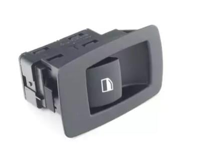CAM AÇMA DÜĞMESİ ÖN SAĞ ARKA SOL/SAĞ TEKLİ SİYAH E87-E90-E91-E92-E93-X5 E70-X6 E71-X6 E72
