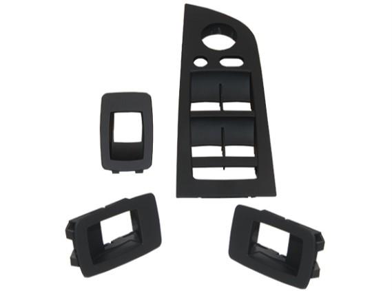 CAM DÜĞME ÇERÇEVESİ E90+LCI (SET); SİYAH