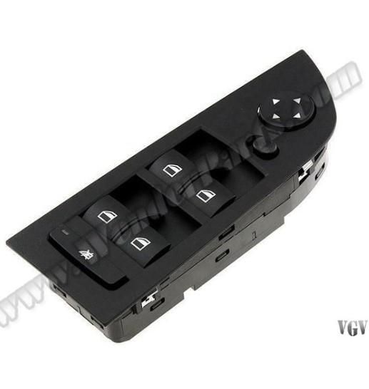 CAM DÜĞMESİ E90+LCI ÖN SOL; SİYAH ÇERÇEVELİ