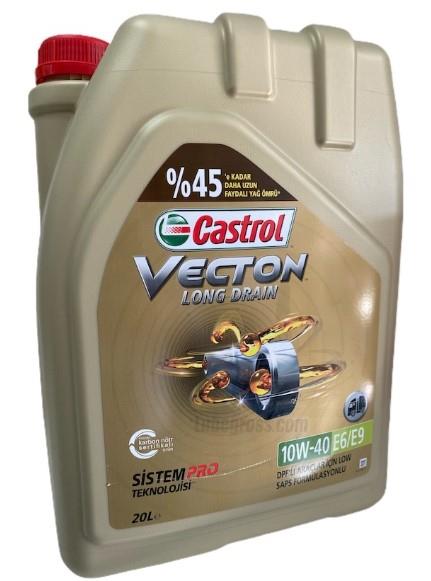 CASTROL VECTON LONG DRAIN 10W40 E6/E9 20 LT TU  MOTOR YAĞI