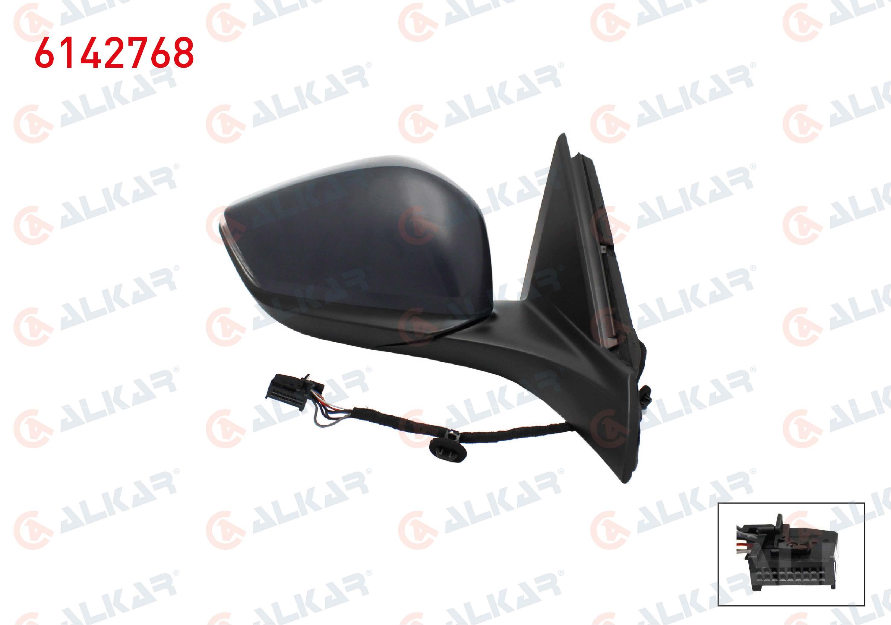 DIS DIKIZ AYNASI SAG ELEKTRIKLI ISITMALI SINYALLI SENSORLU OPEL ASTRA L 2021- / PEUGEOT 308 III 2021- / 308 SW III 2021-