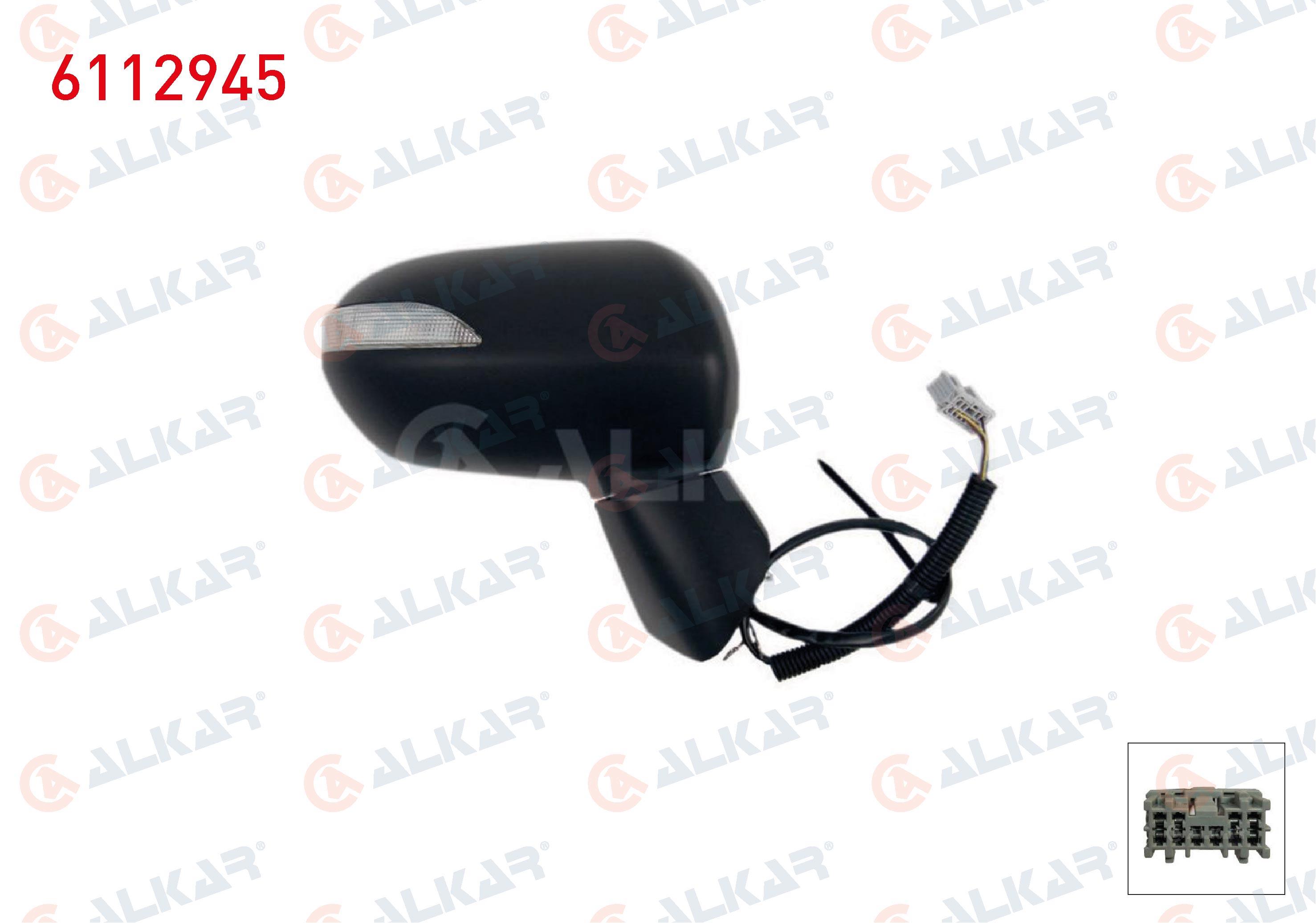 DIS DIKIZ AYNASI SAG ELEKTRIKLI SINYALLI HONDA JAZZ II 2004-2008