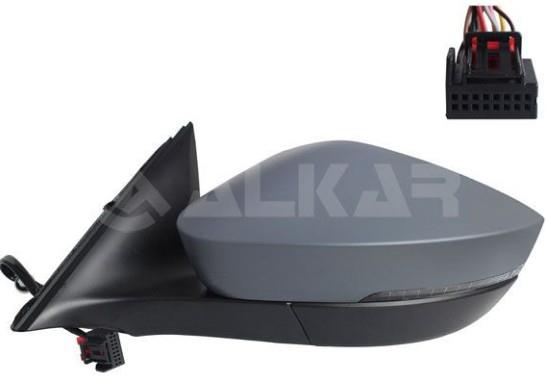 DIS DIKIZ AYNASI SOL ELEKTRIKLI ISITMALI ASTARLI SINYALLI LEDLI 6 PIN SKODA OCTAVIA IV 2020-