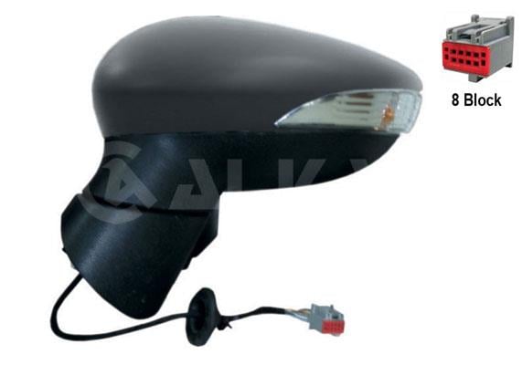DIS DIKIZ AYNASI SOL ELEKTRIKLI ISITMALI ASTARLI SINYALLI 6 PIN ASFERIK FORD FIESTA VI 2008-2013