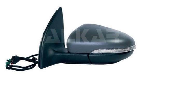 DIS DIKIZ AYNASI SOL ELEKTRIKLI ISITMALI ASTARLI OTOMATIK KATLANIR SINYALLI ALT AYDINLATMALI ASFERIK 9 PIN VOLKSWAGEN GOLF VI 2009-2012