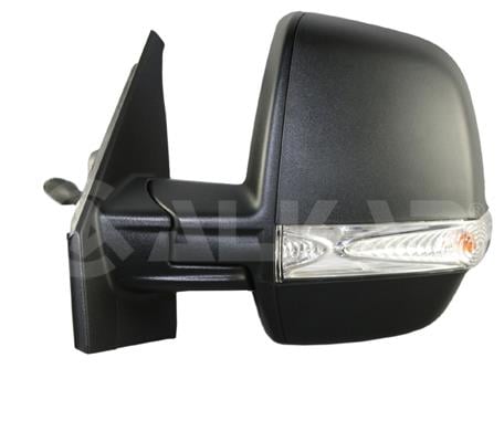 DIS DIKIZ AYNASI SOL MEKANIK SINYALLI CIFT CAMLI FIAT DOBLO CARGO 2010- / OPEL COMBO D 2012-