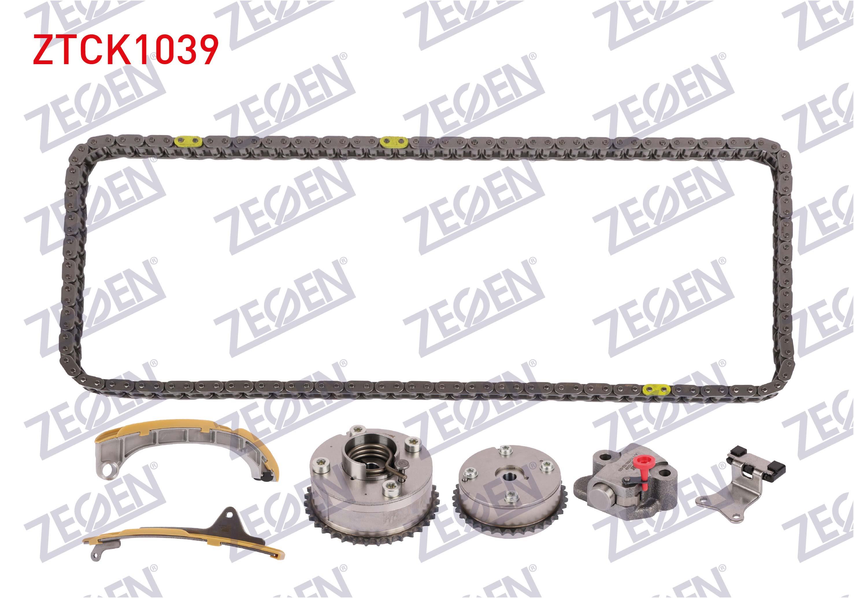 EKSANTRIK ZINCIR SETI (7 PARCA) KONUMLANDIRICI DISLILERI ILE 1NRFE - 6NRFE COROLLA 1.33 2008-2014 / YARIS 1.33 VVT-I 2008-2011 / AURIS 1.33 DUAL-VVT-I 2009-2012