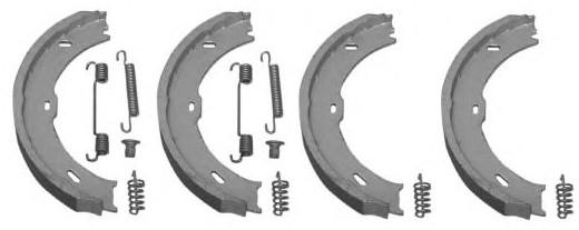 EL FREN BALATASI AKSESUARLI MERCEDES SPRINTER 3,5T (906) 315 CDI 180X25 mm 2006-2009/SPRINTER 5T (906) 515 CDI 2006-2009/CRAFTER 30-35 (2E) 2.5 TDI 20