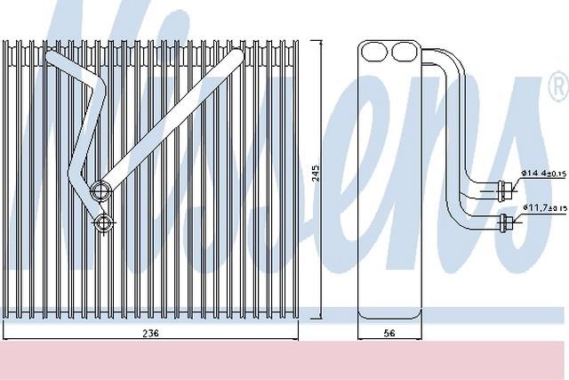 EVAPORATÖR BLF-BJB GOLF 5 - CADDY 3 - PASSAT 6 1.6-1.9TDİ